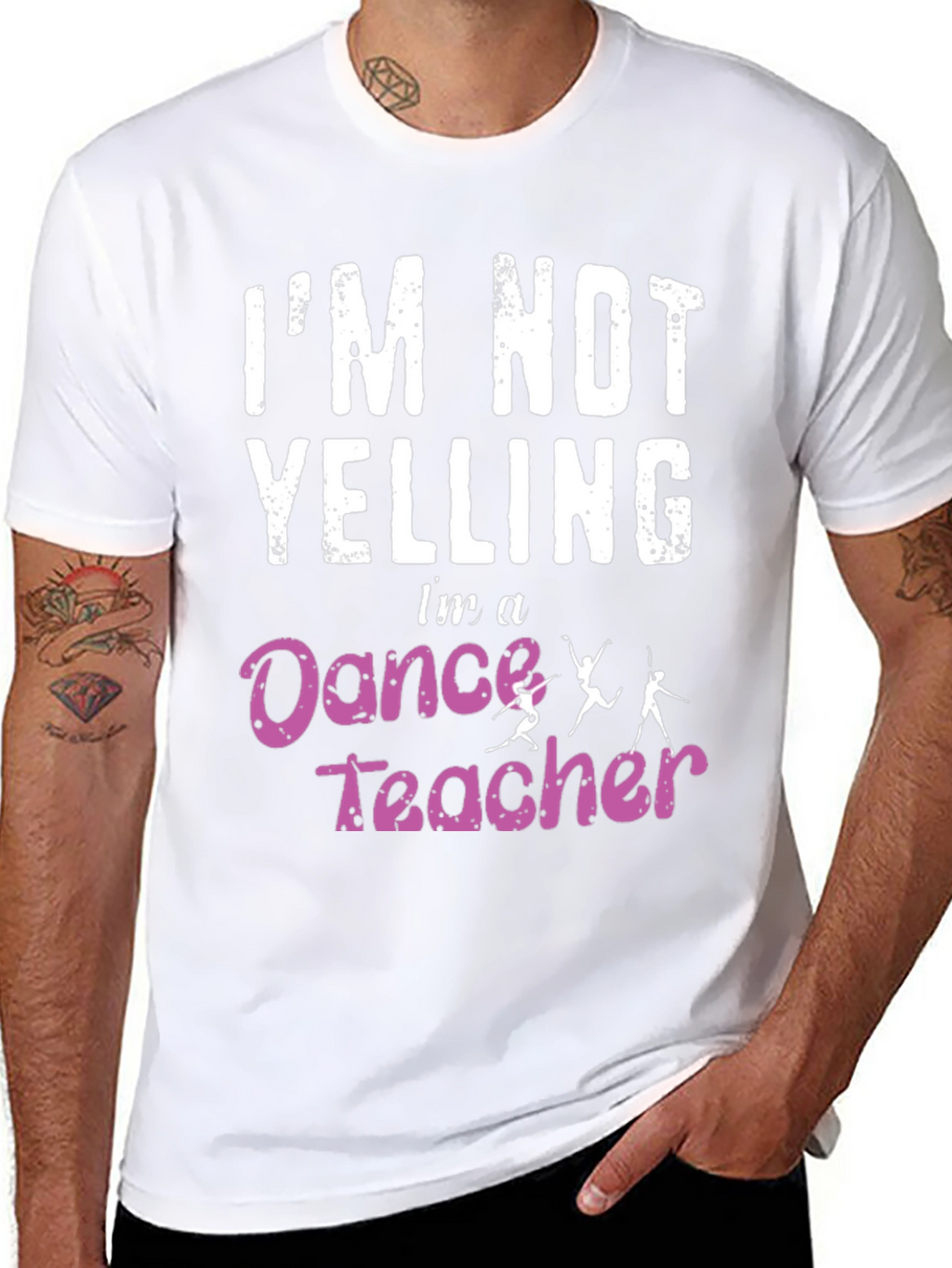 Dance Teacher T-Shirt - Im Not Yelling
