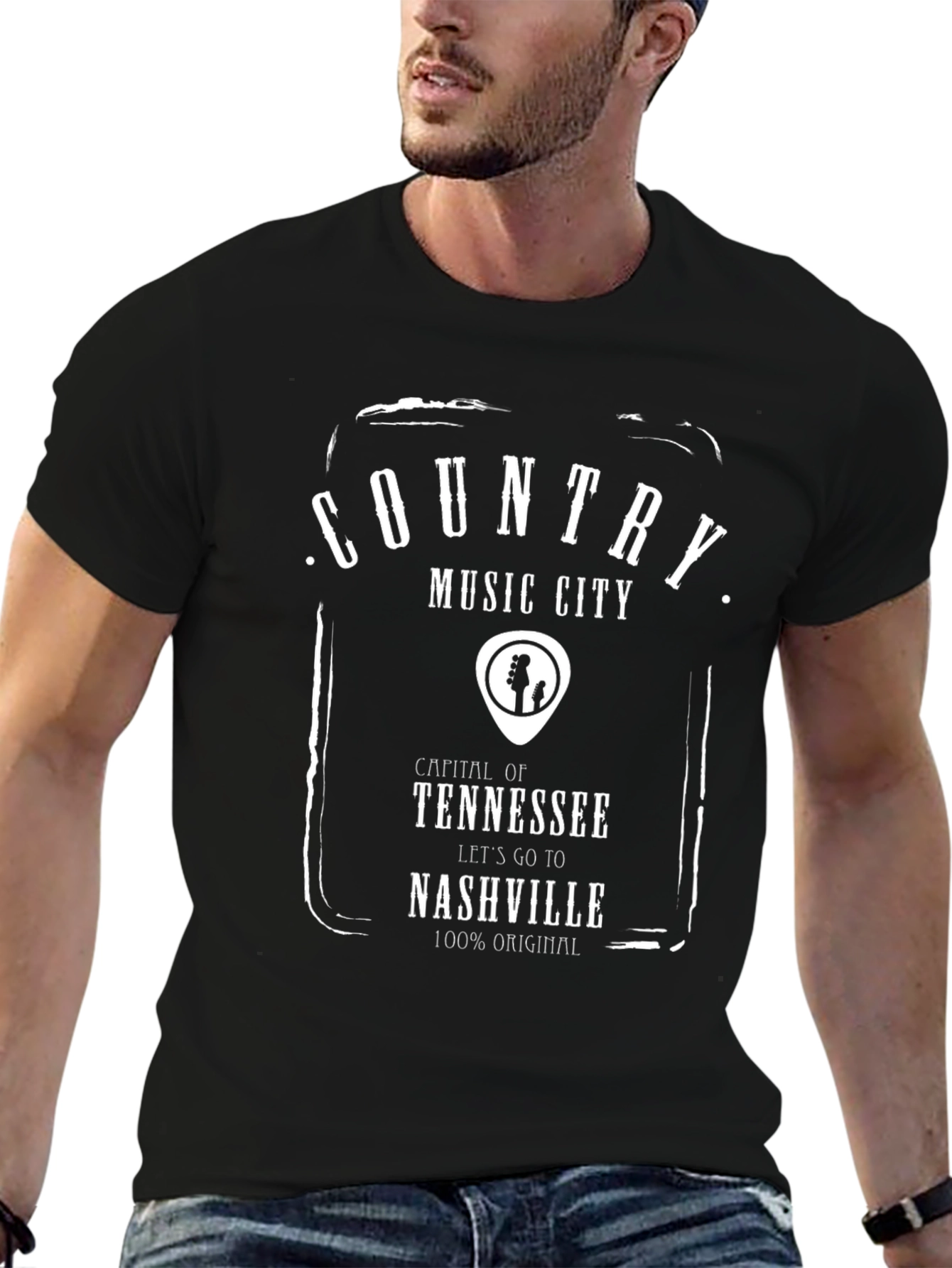 Country Music City Nashville Graphic T-Shirt