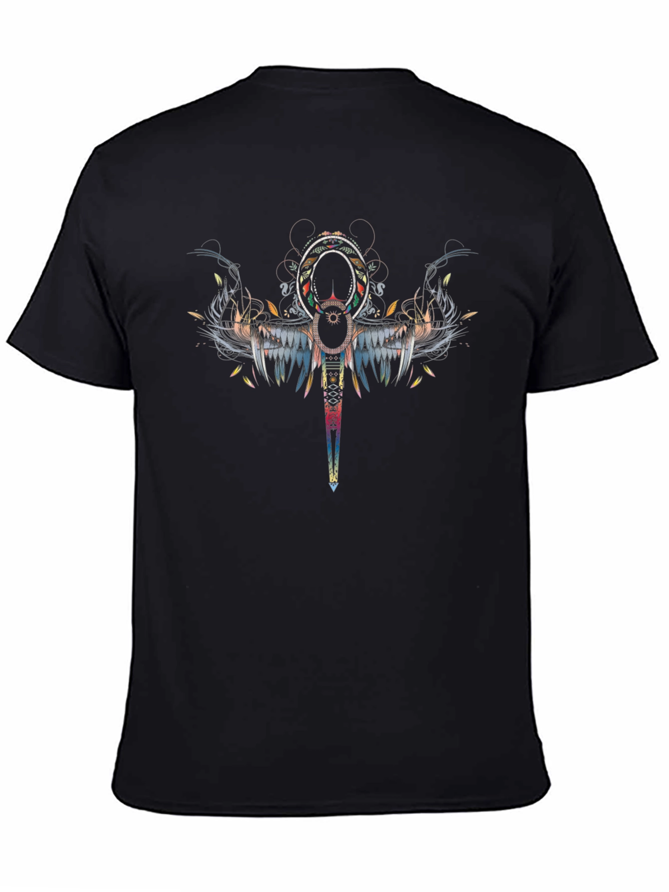 Ankh Graphic Tee - Unique Egyptian Symbol Design