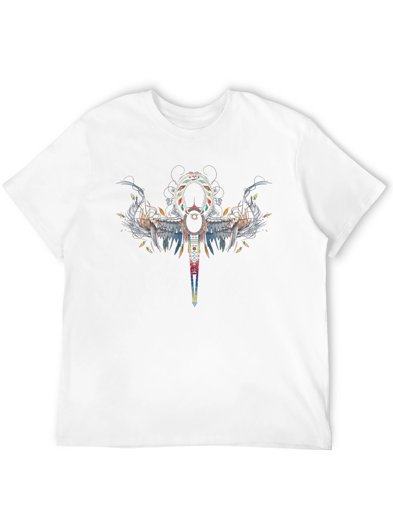 Ankh Graphic Tee - Unique Egyptian Symbol Design