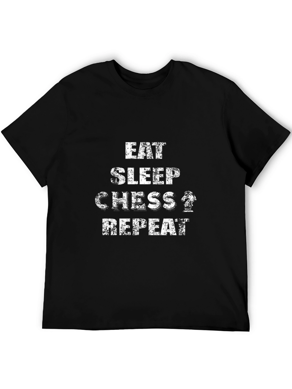 Eat Sleep Chess Repeat Black T-Shirt