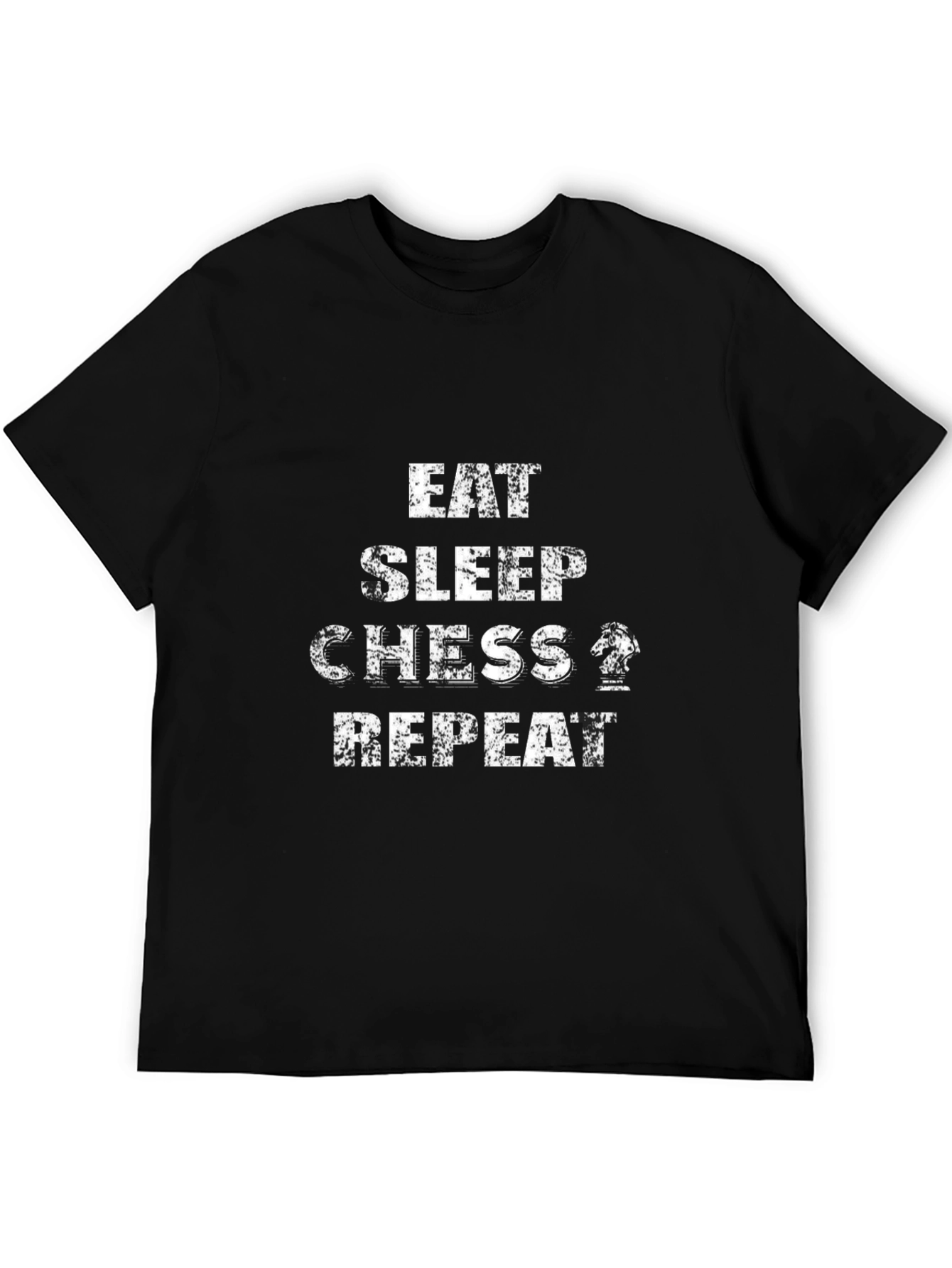 Eat Sleep Chess Repeat Black T-Shirt