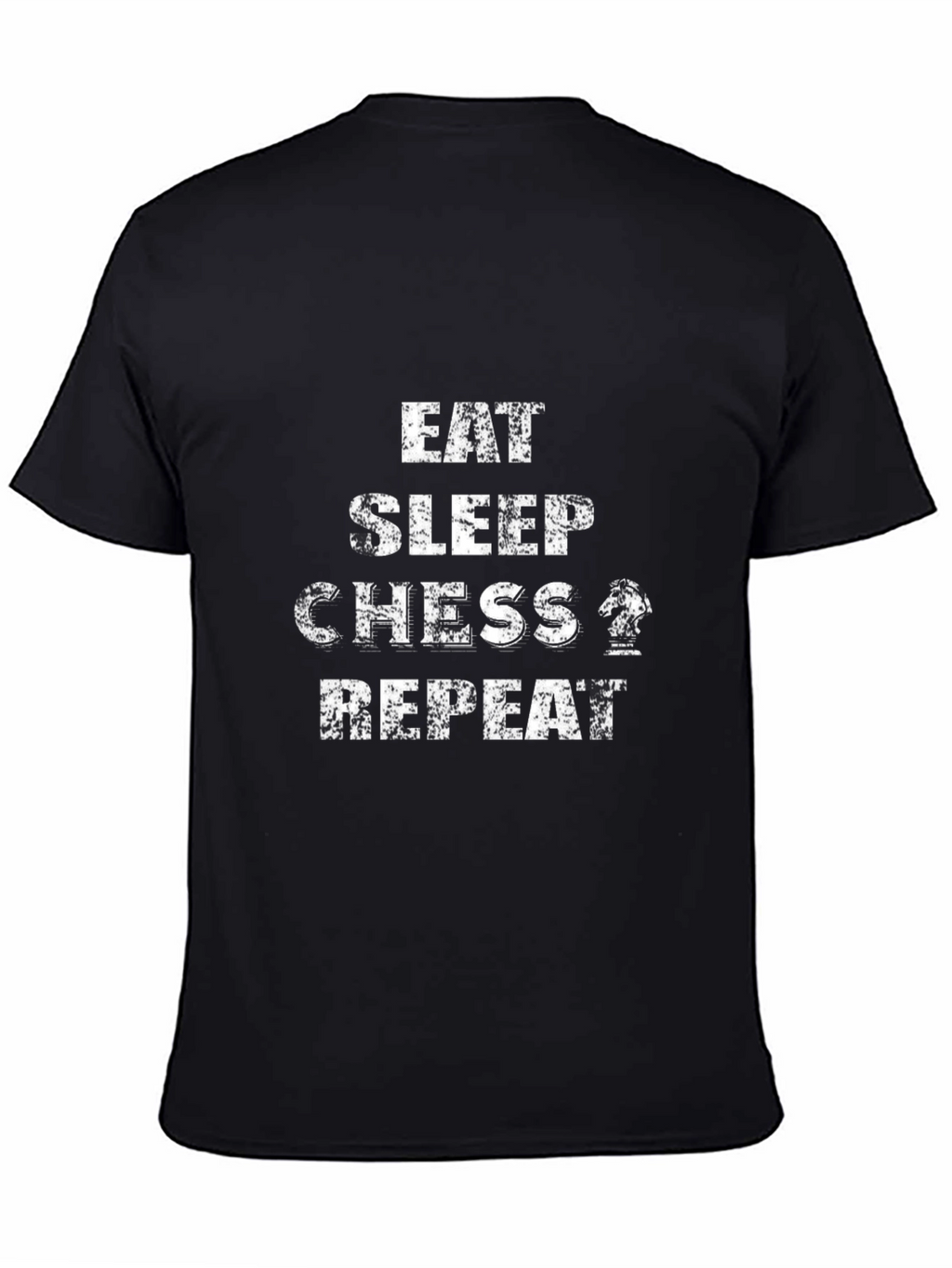 Eat Sleep Chess Repeat Black T-Shirt