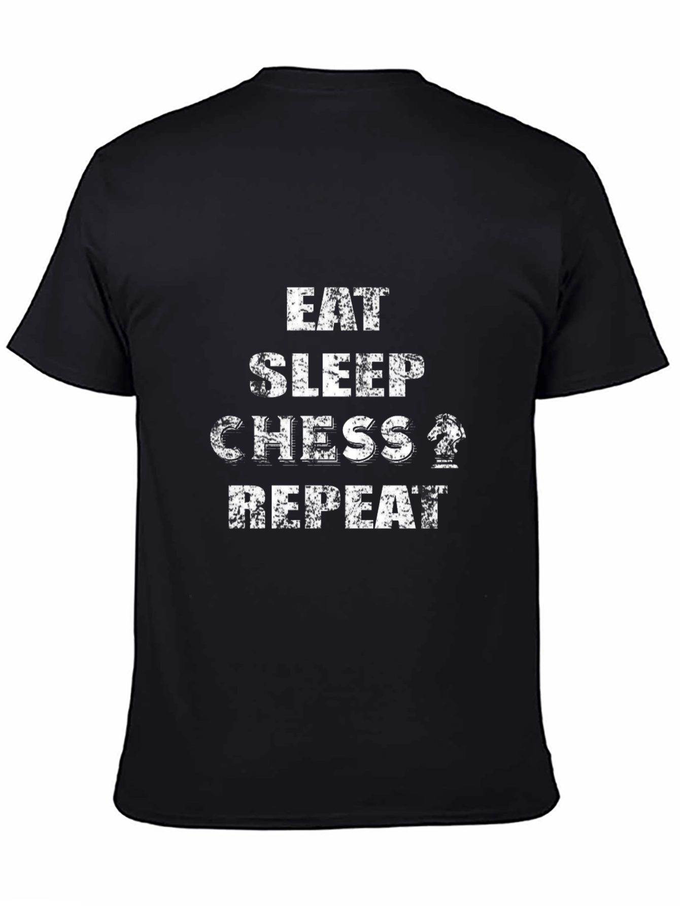 Eat Sleep Chess Repeat Black T-Shirt