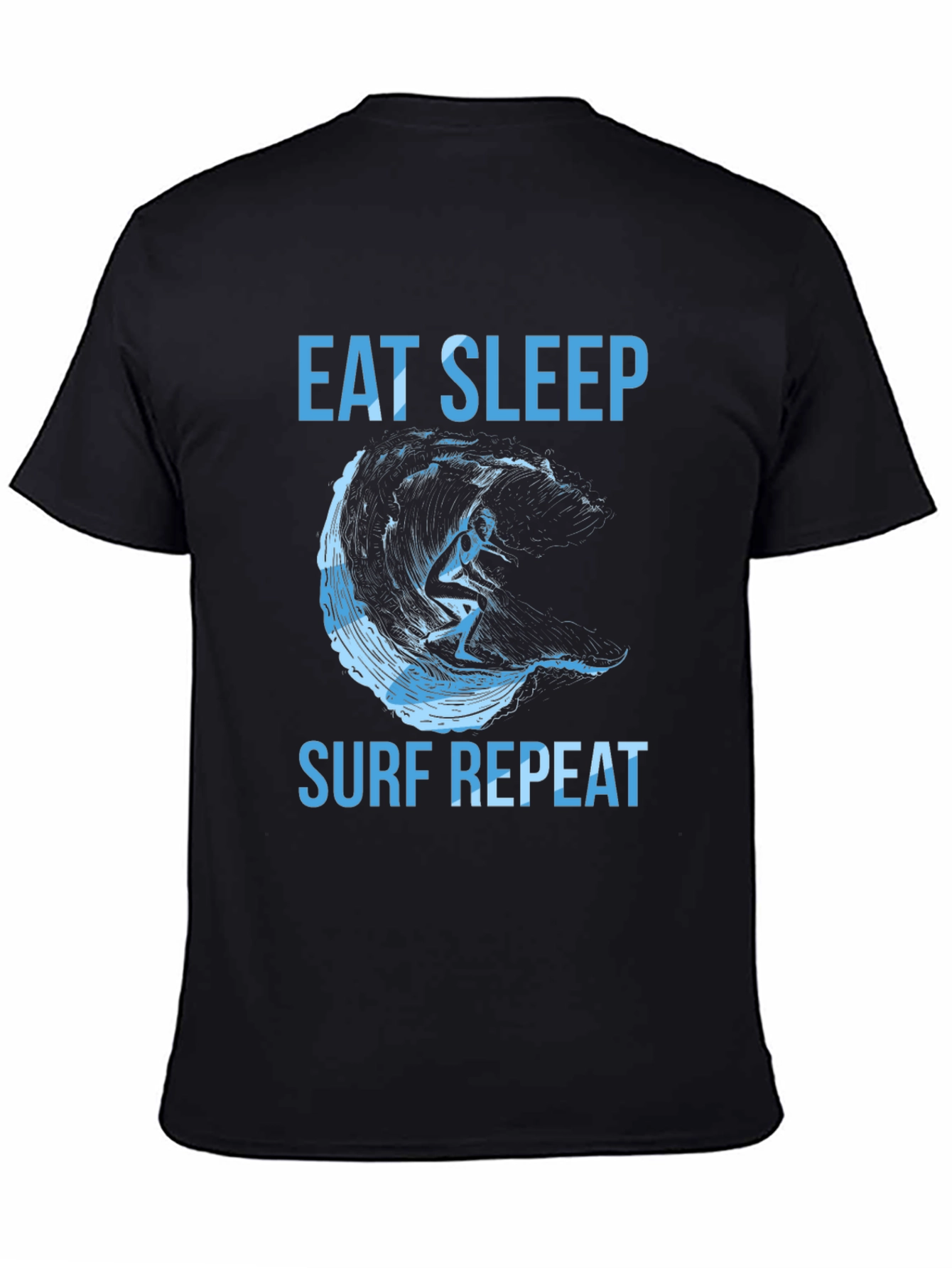 Eat Sleep Surf Repeat Graphic Tee