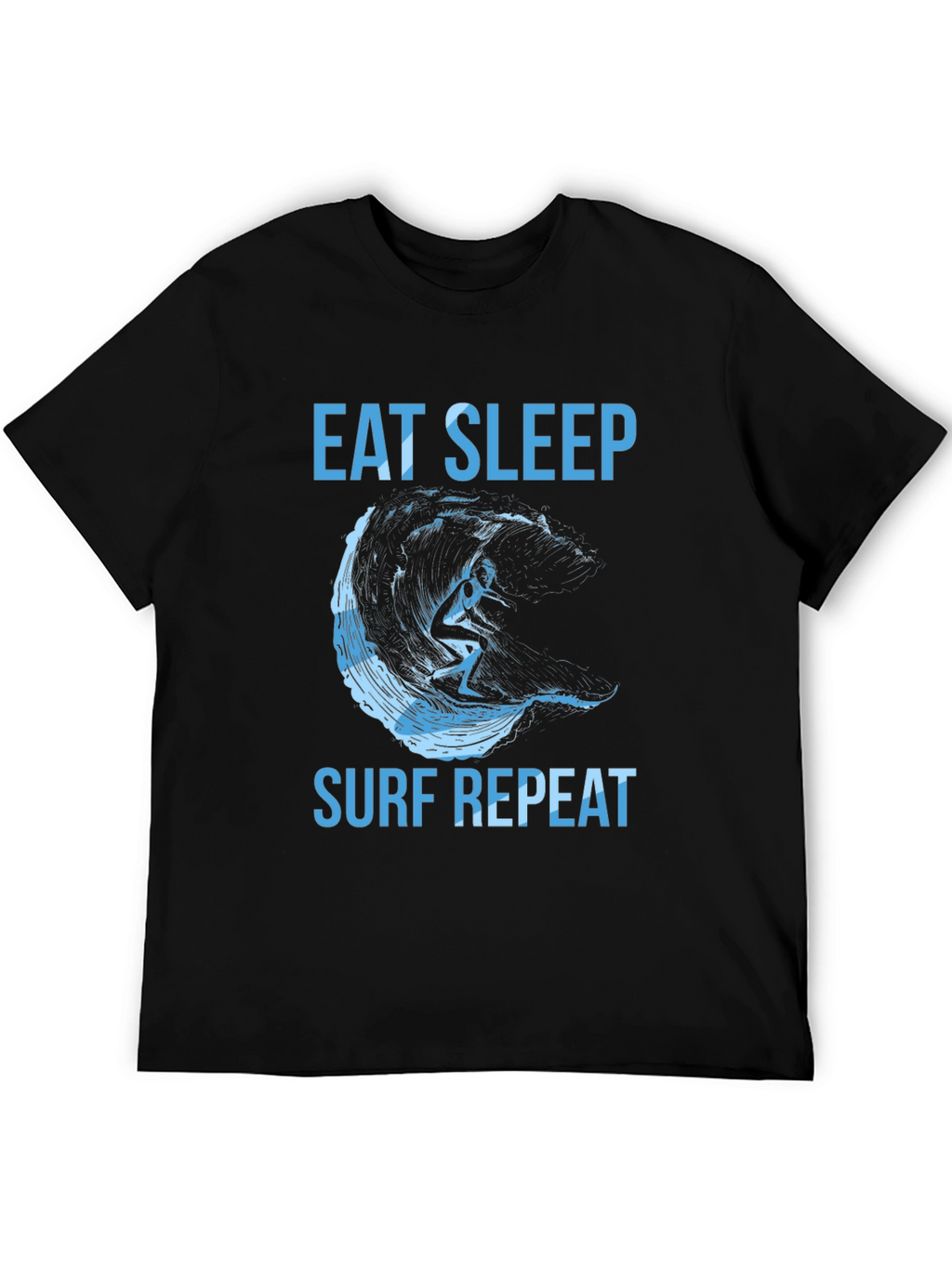 Eat Sleep Surf Repeat Graphic Tee