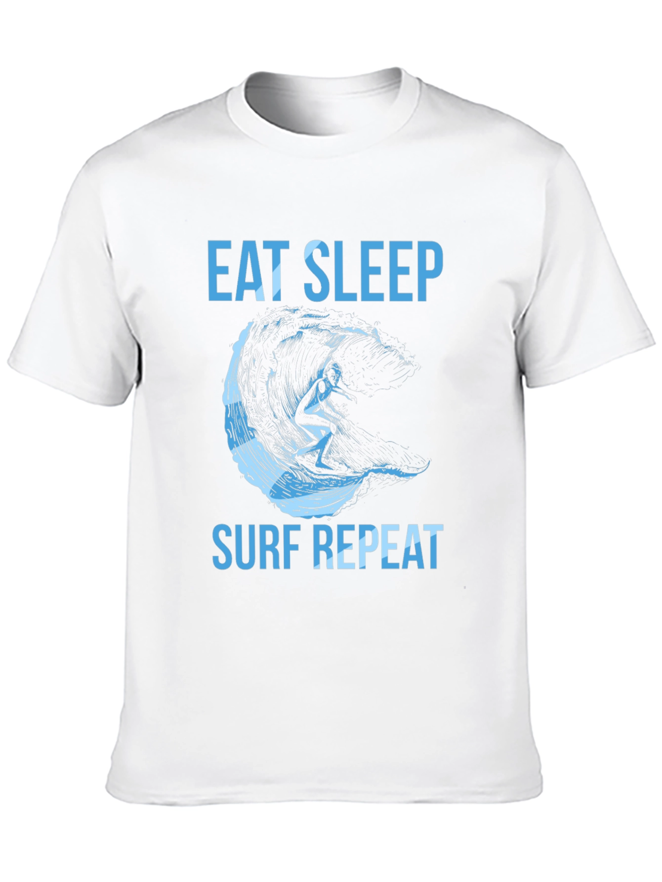 Eat Sleep Surf Repeat Graphic Tee