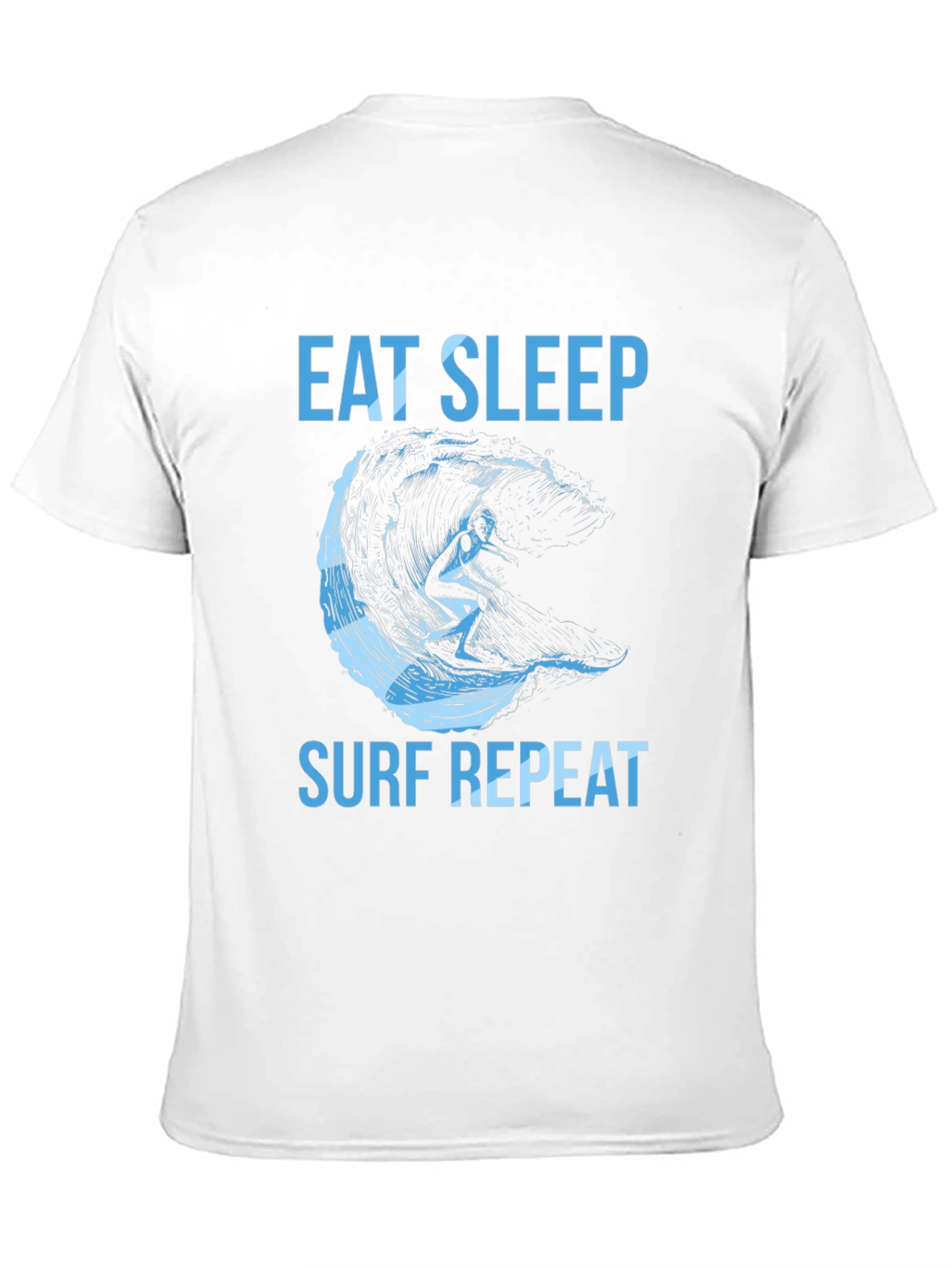Eat Sleep Surf Repeat Graphic Tee
