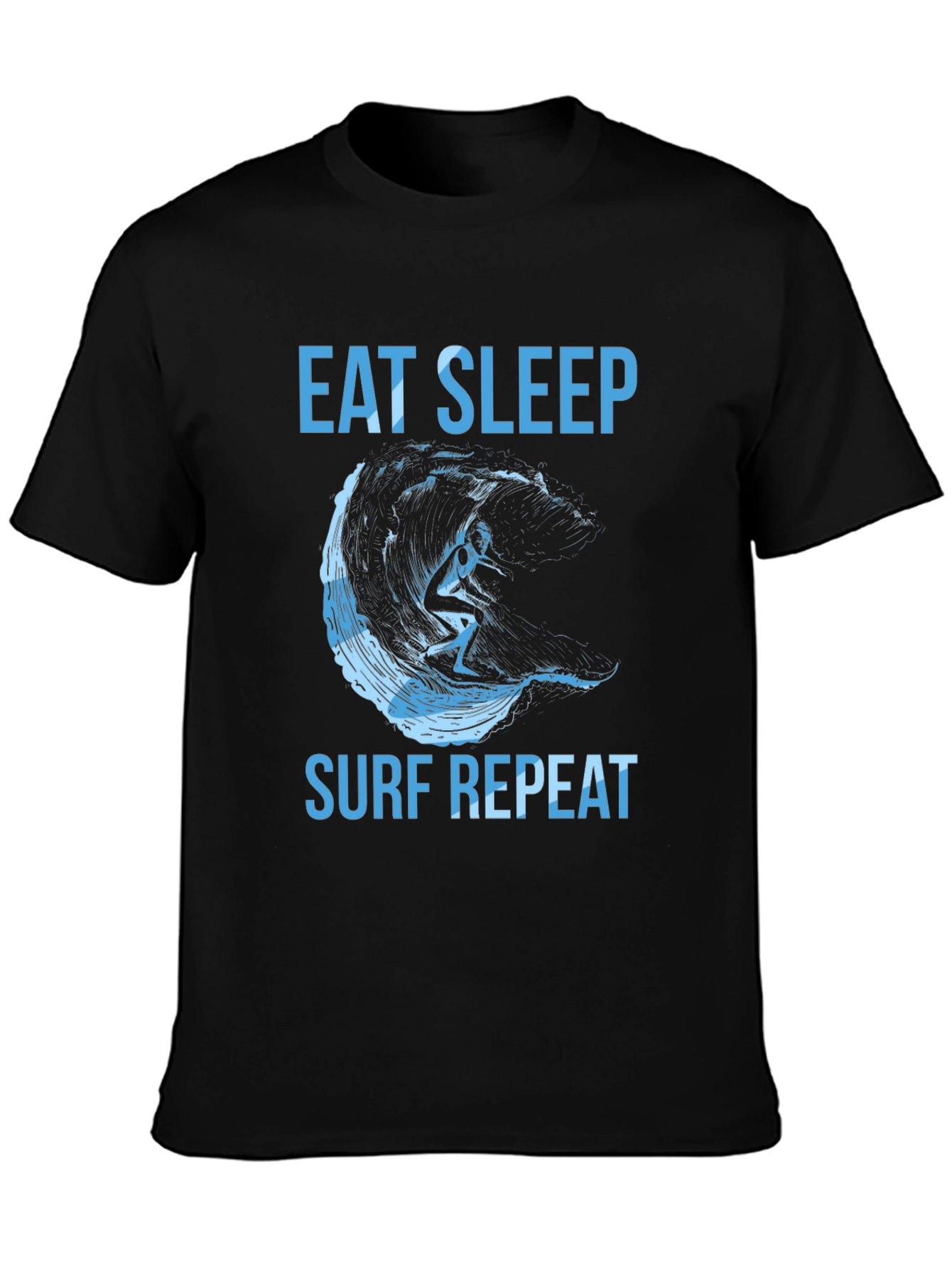 Eat Sleep Surf Repeat Graphic Tee