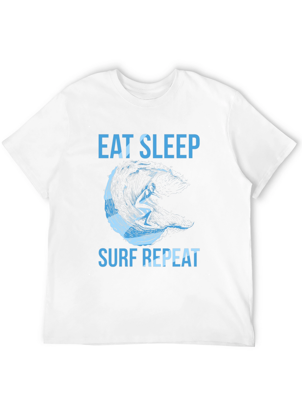 Eat Sleep Surf Repeat Graphic Tee