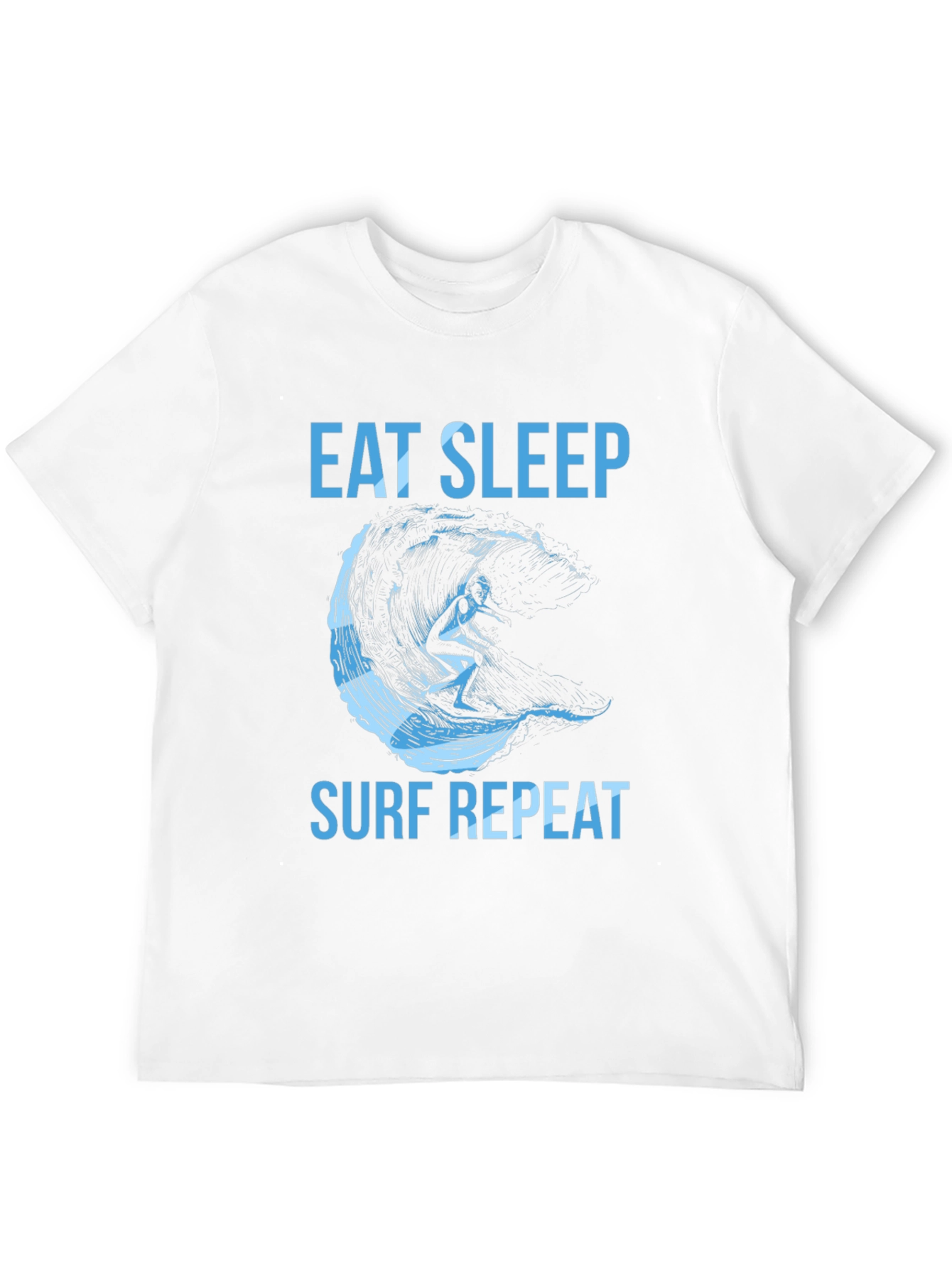 Eat Sleep Surf Repeat Graphic Tee