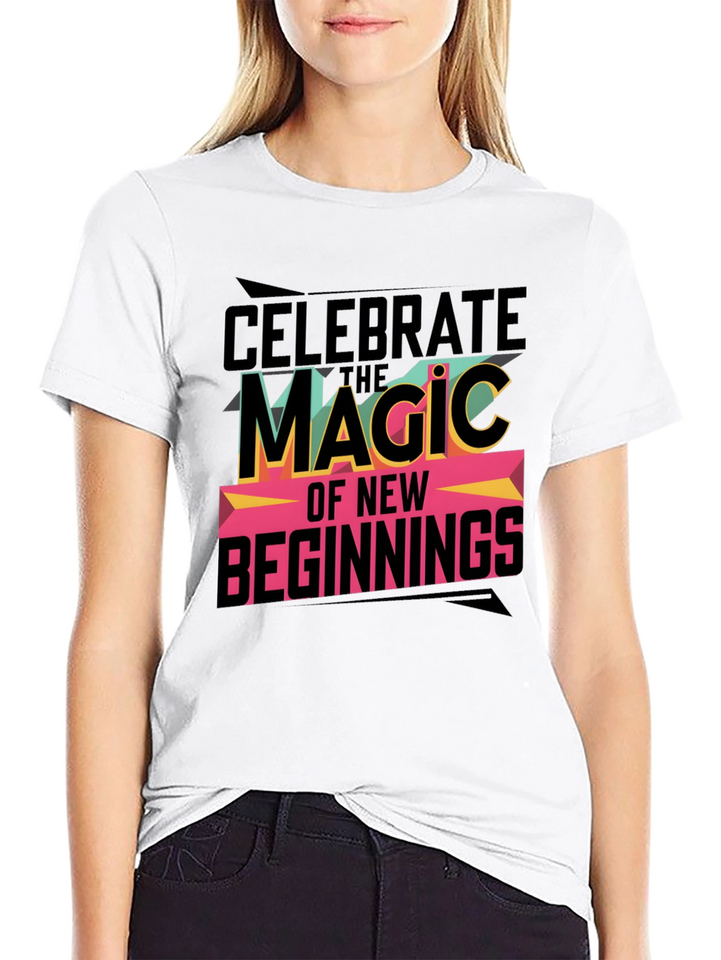 Celebrate New Beginnings Graphic T-Shirt
