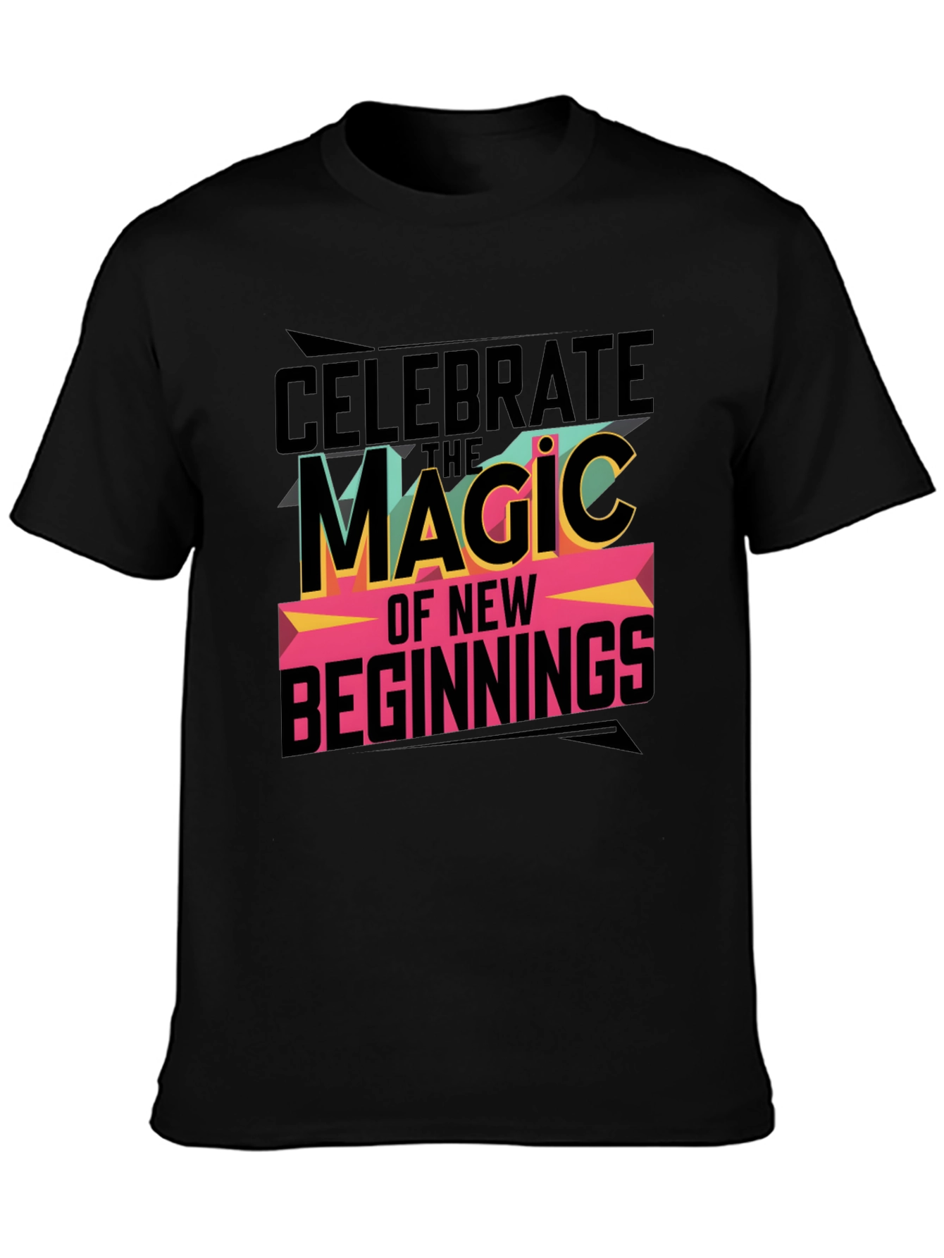 Celebrate New Beginnings Graphic T-Shirt