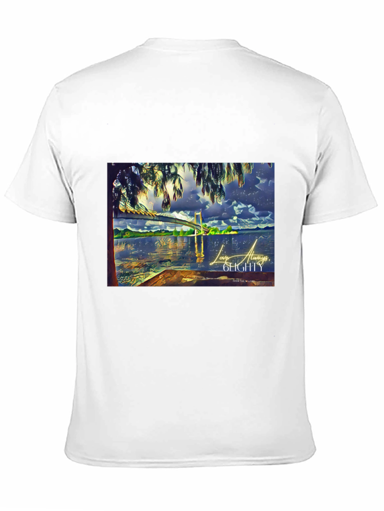 Artistic Landscape Graphic Tee - Stylish Comfort