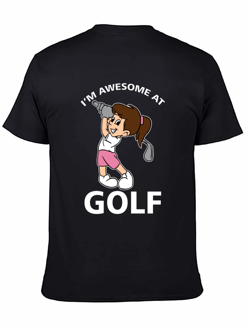 Awesome at Golf Graphic T-Shirt