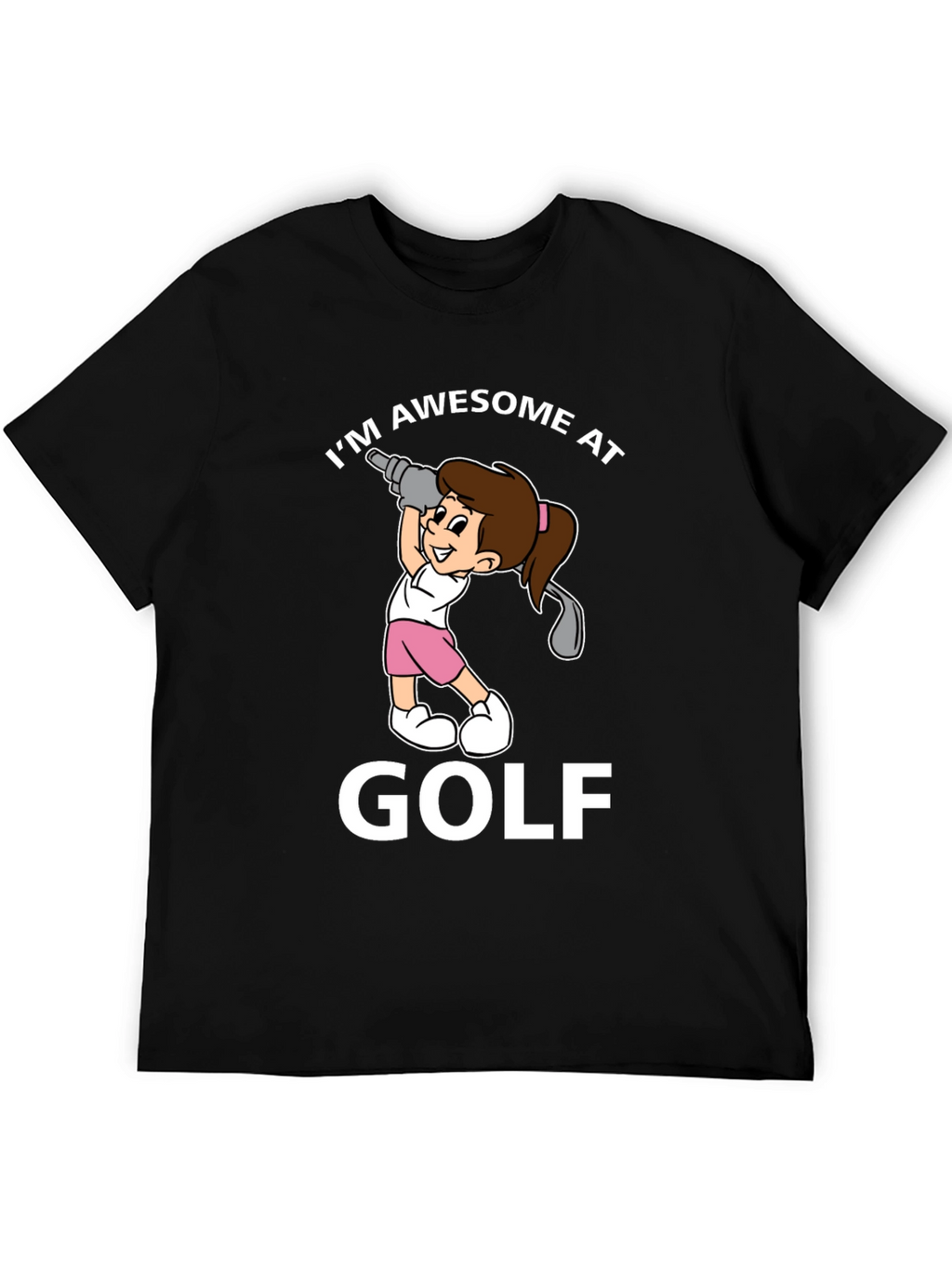 Awesome at Golf Graphic T-Shirt