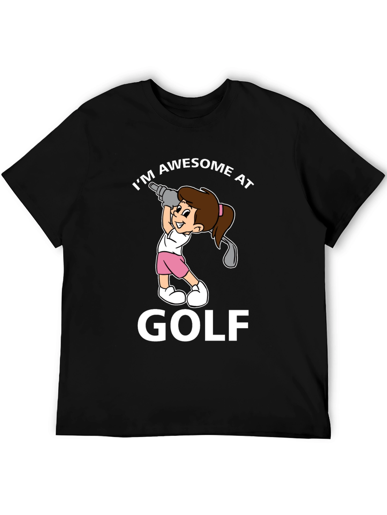 Awesome at Golf Graphic T-Shirt