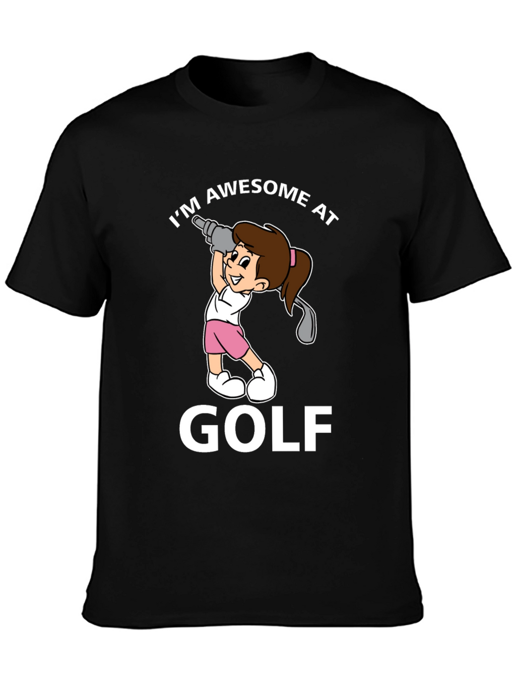 Awesome at Golf Graphic T-Shirt