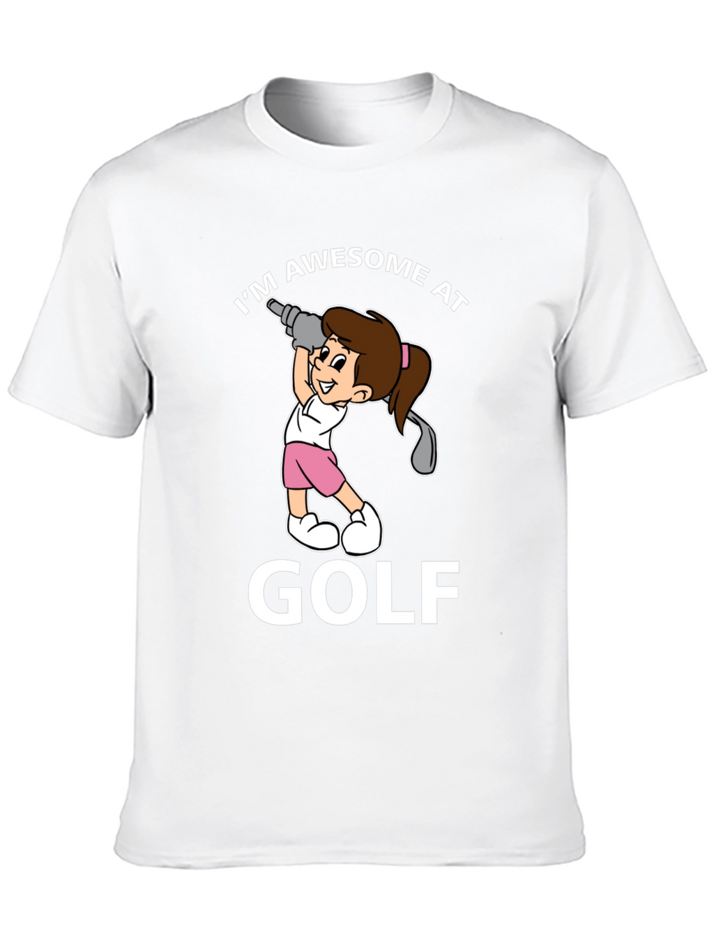 Awesome at Golf Graphic T-Shirt