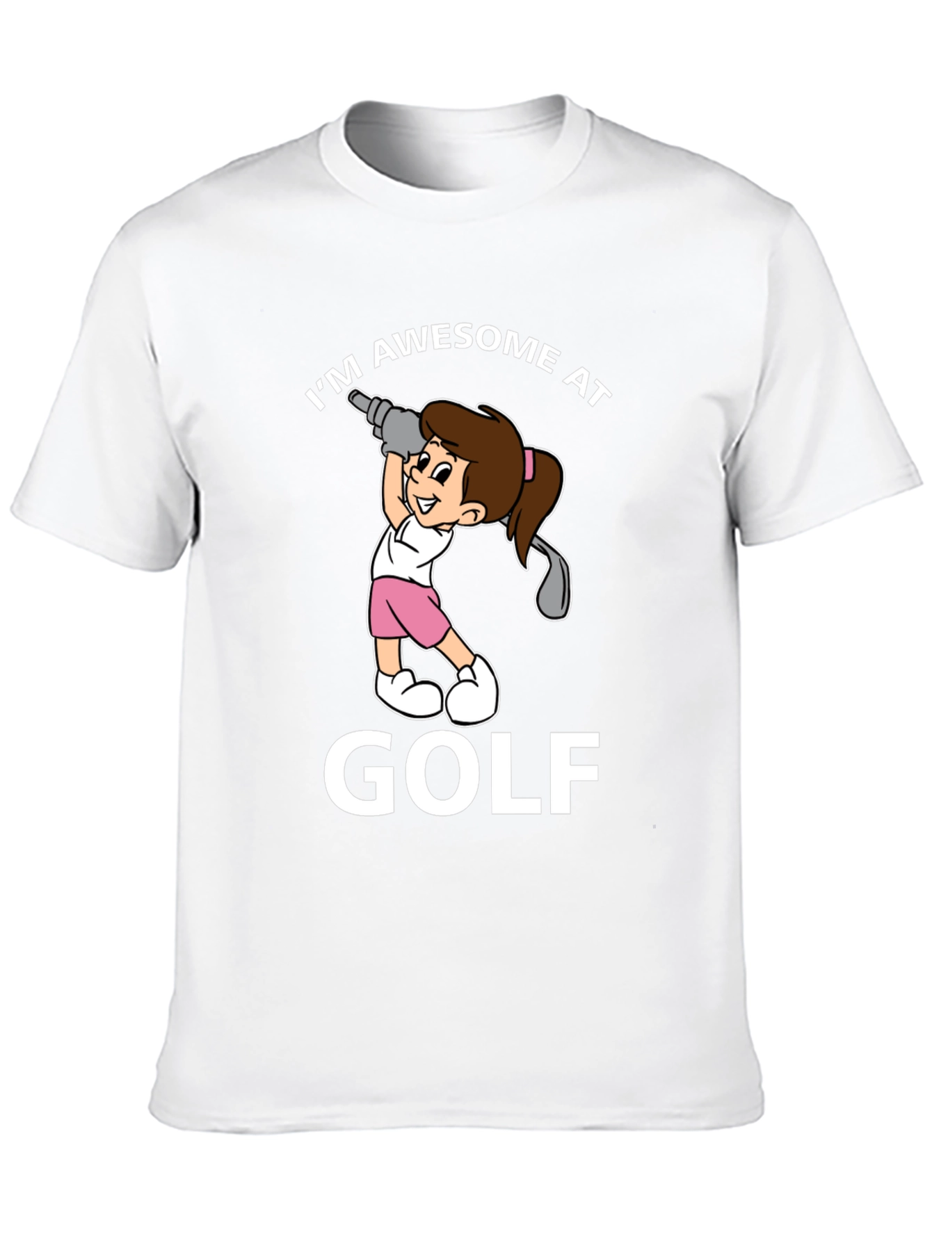 Awesome at Golf Graphic T-Shirt