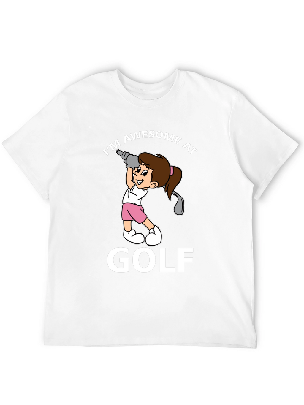 Awesome at Golf Graphic T-Shirt