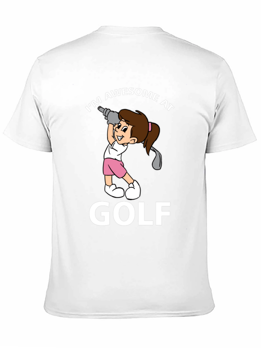 Awesome at Golf Graphic T-Shirt