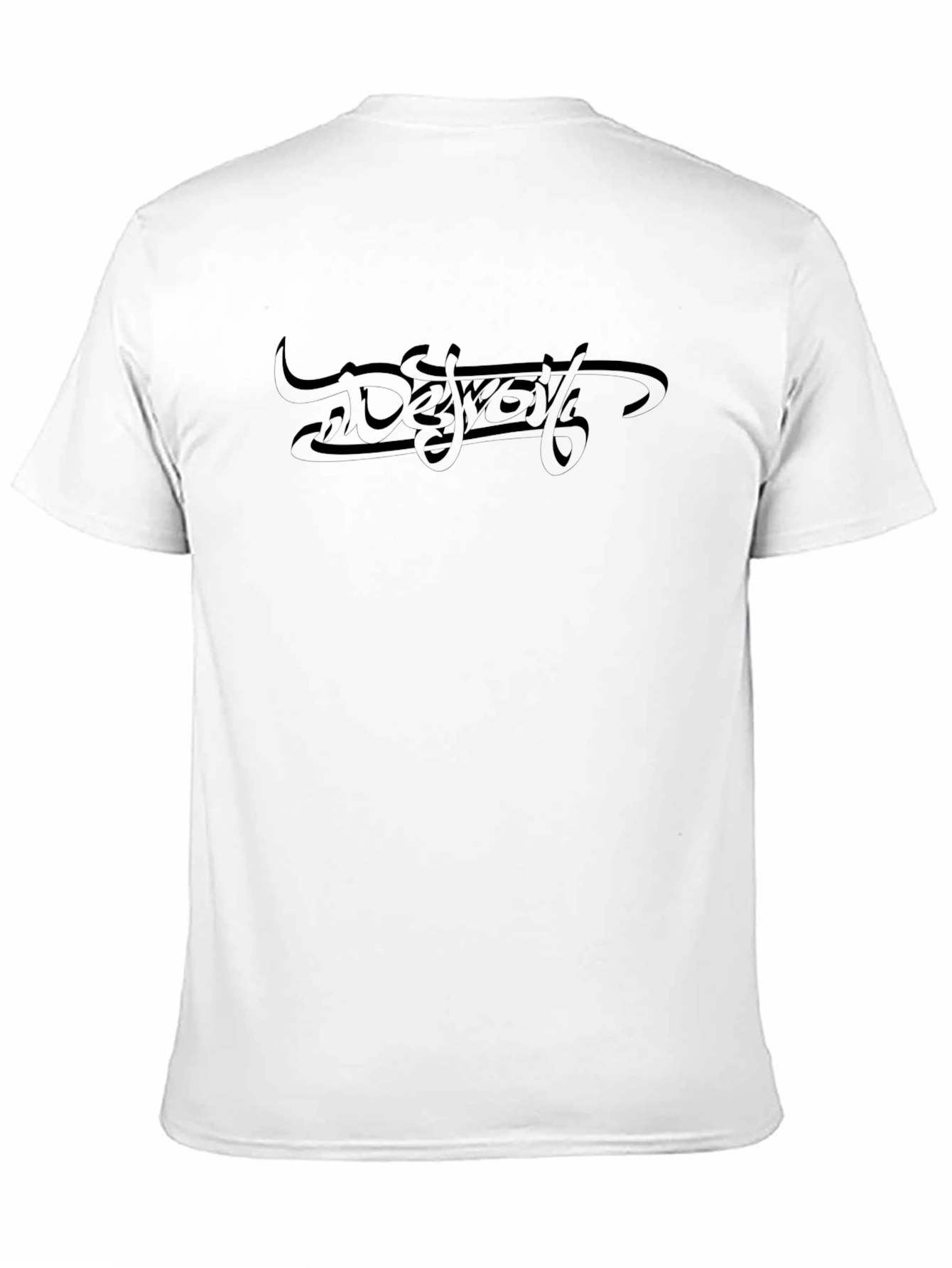 Modern Black T-Shirt with Abstract Graphic