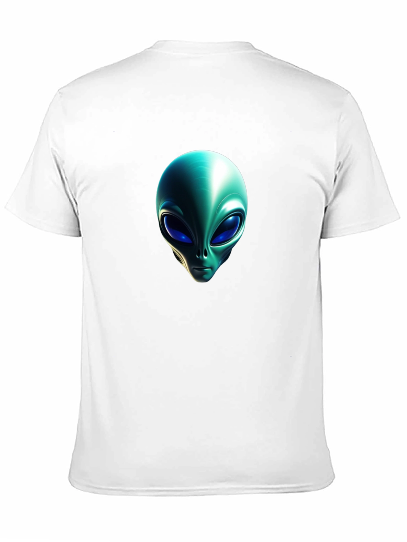 Alien Head Graphic Black T-Shirt