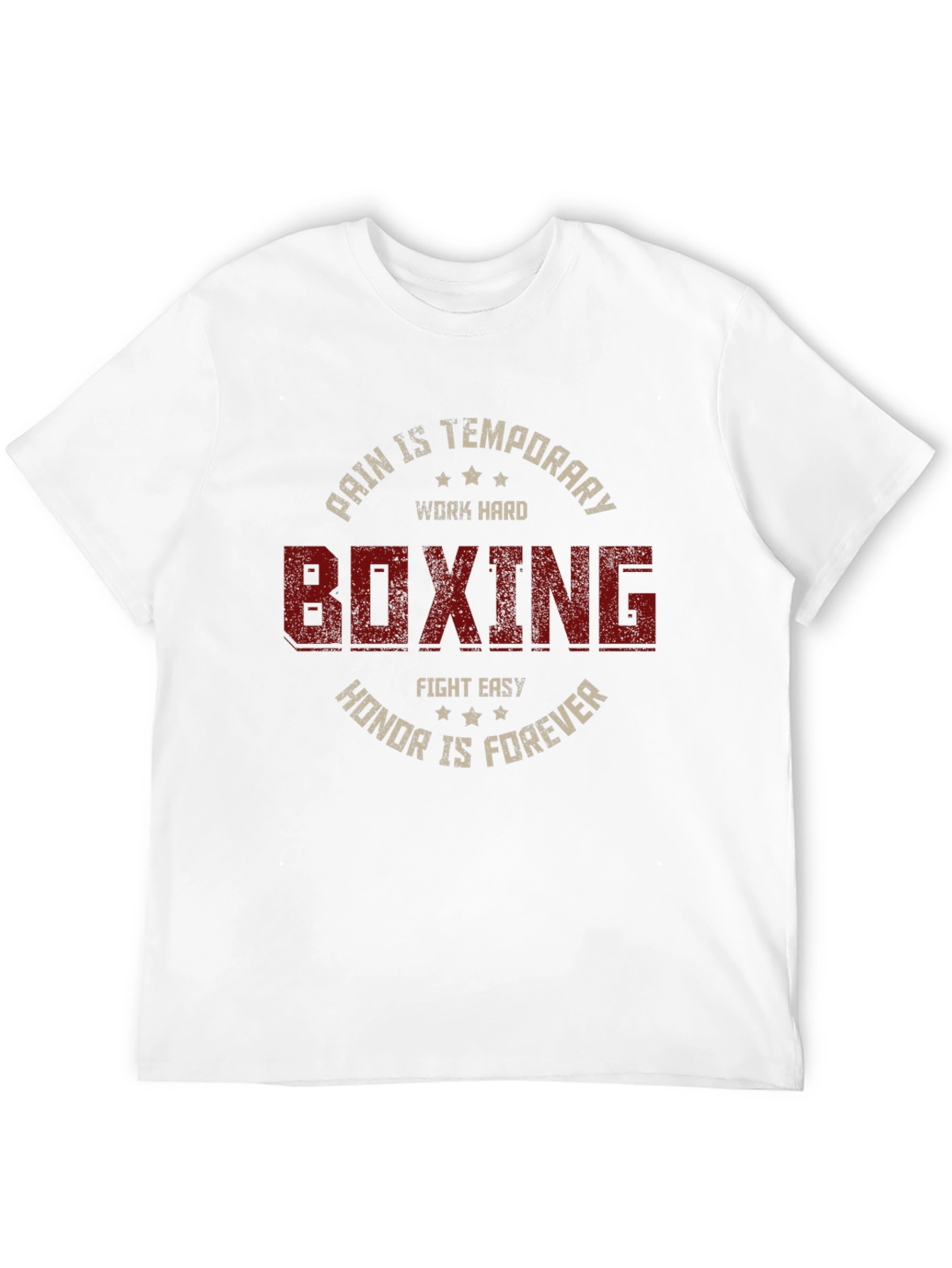 Boxing Graphic Tee - Pain is Temporary
