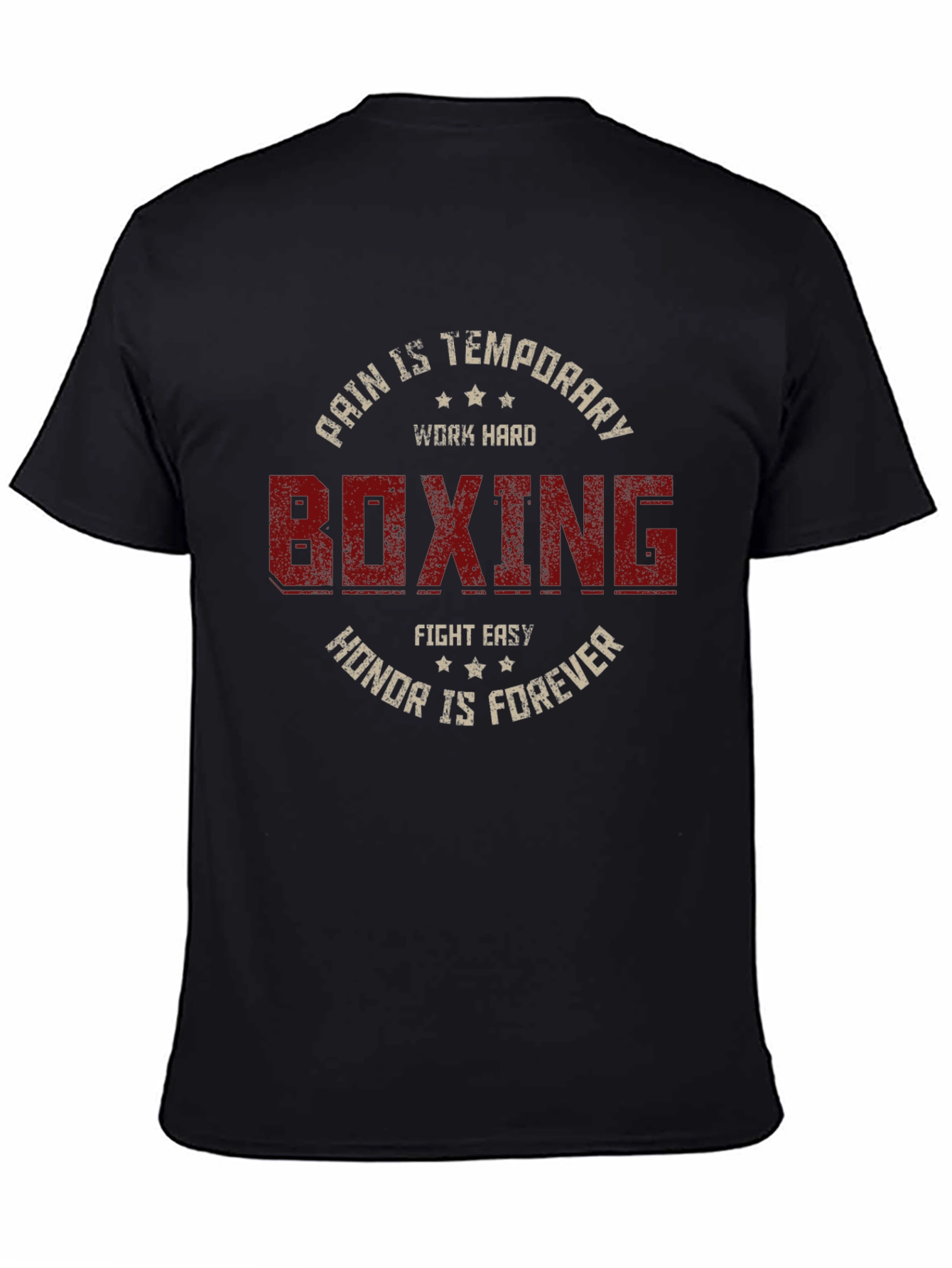 Boxing Graphic Tee - Pain is Temporary