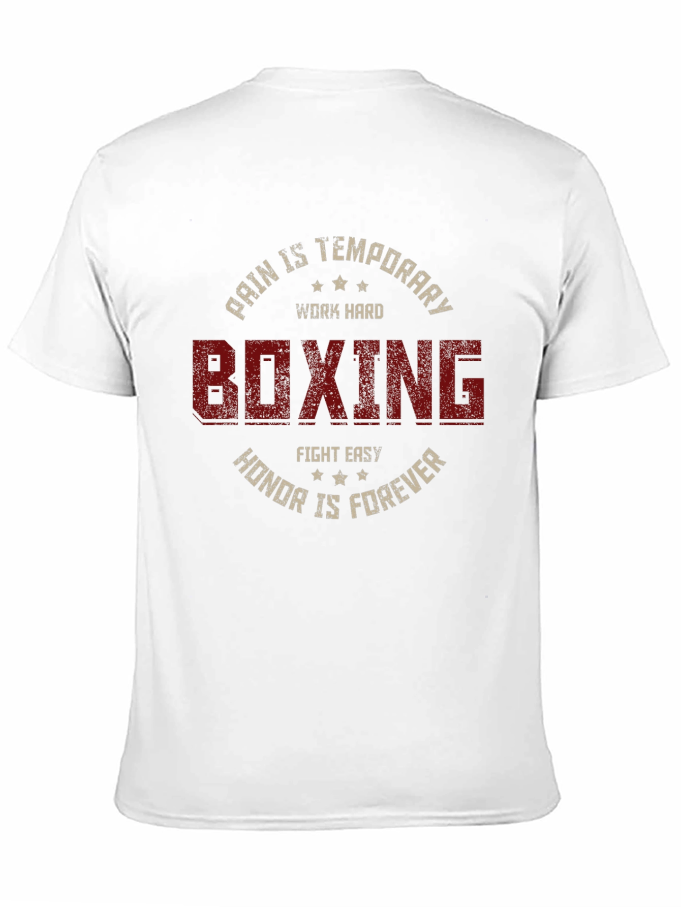 Boxing Graphic Tee - Pain is Temporary