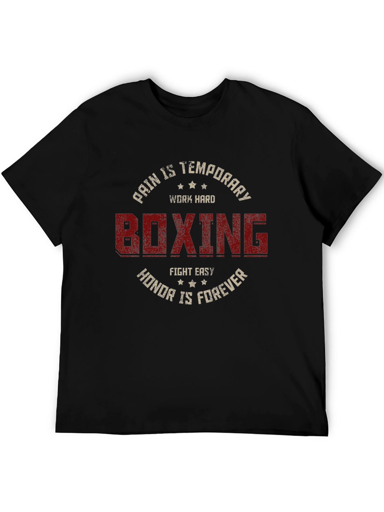 Boxing Graphic Tee - Pain is Temporary