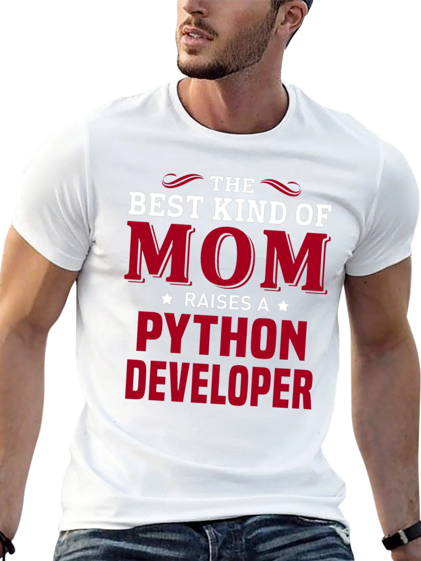 Best Kind of Mom Python Developer T-Shirt
