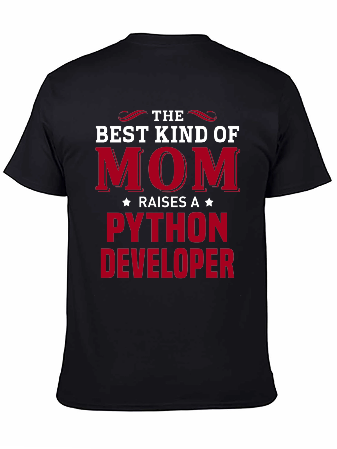 Best Kind of Mom Python Developer T-Shirt
