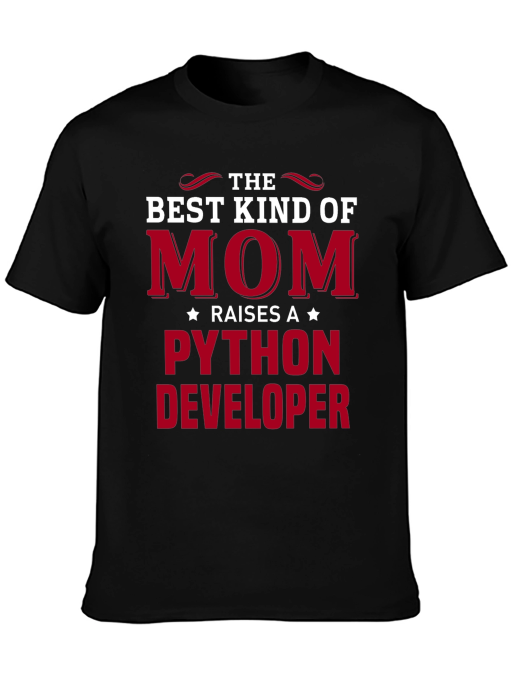 Best Kind of Mom Python Developer T-Shirt