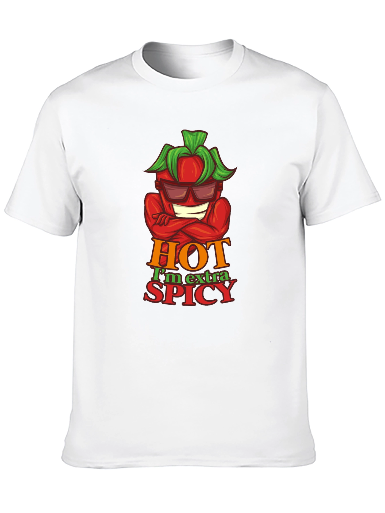 Hot & Spicy Graphic Tee - Cool Pepper Design