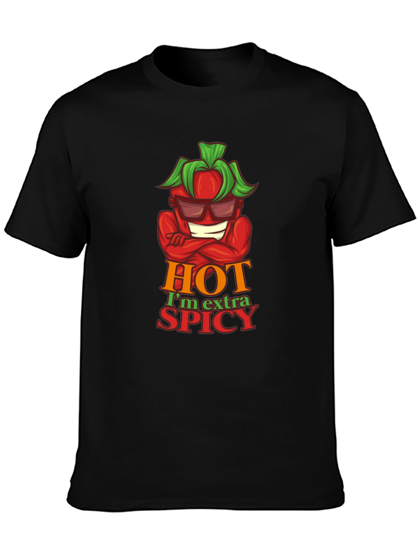 Hot & Spicy Graphic Tee - Cool Pepper Design