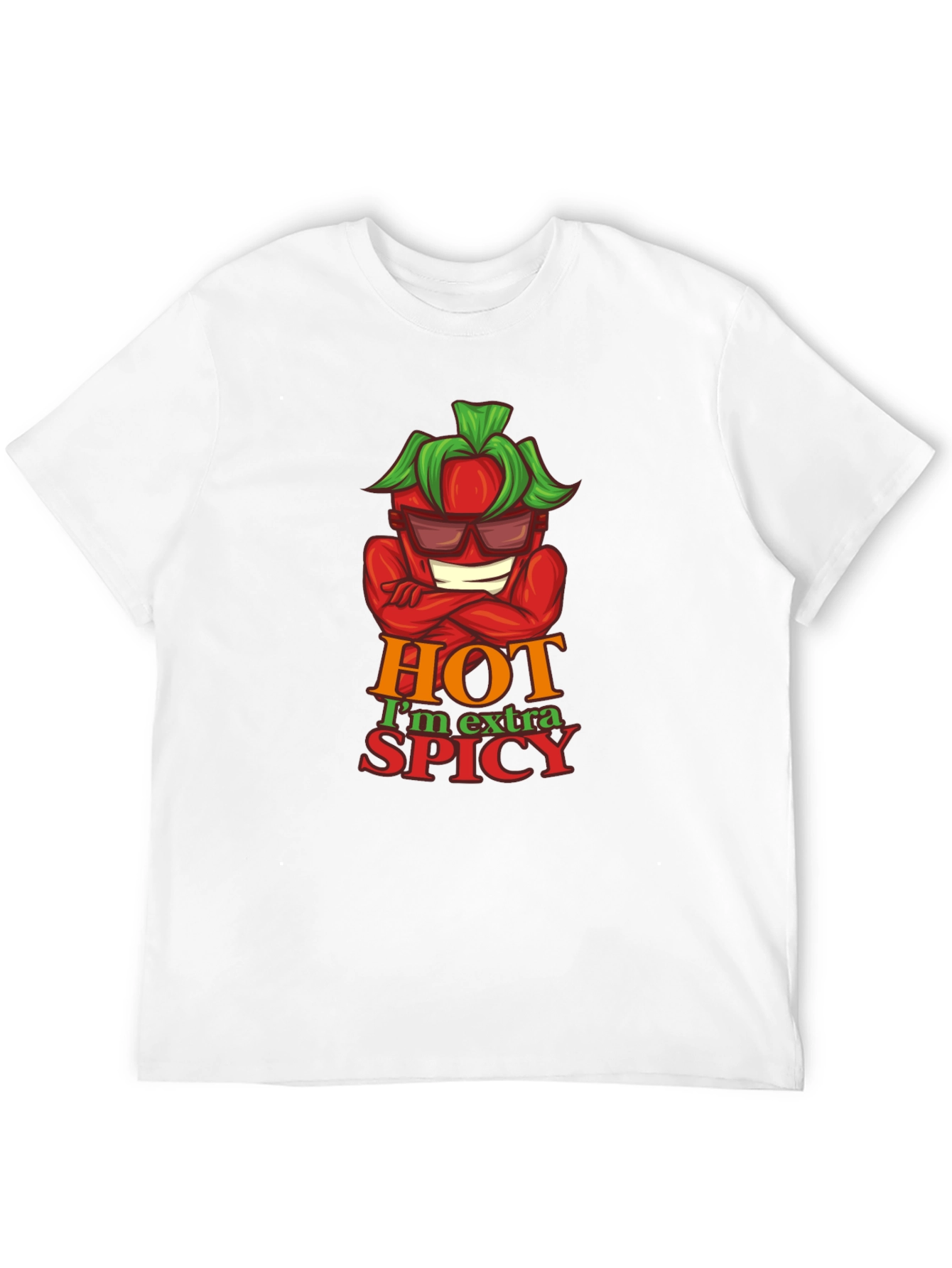 Hot & Spicy Graphic Tee - Cool Pepper Design
