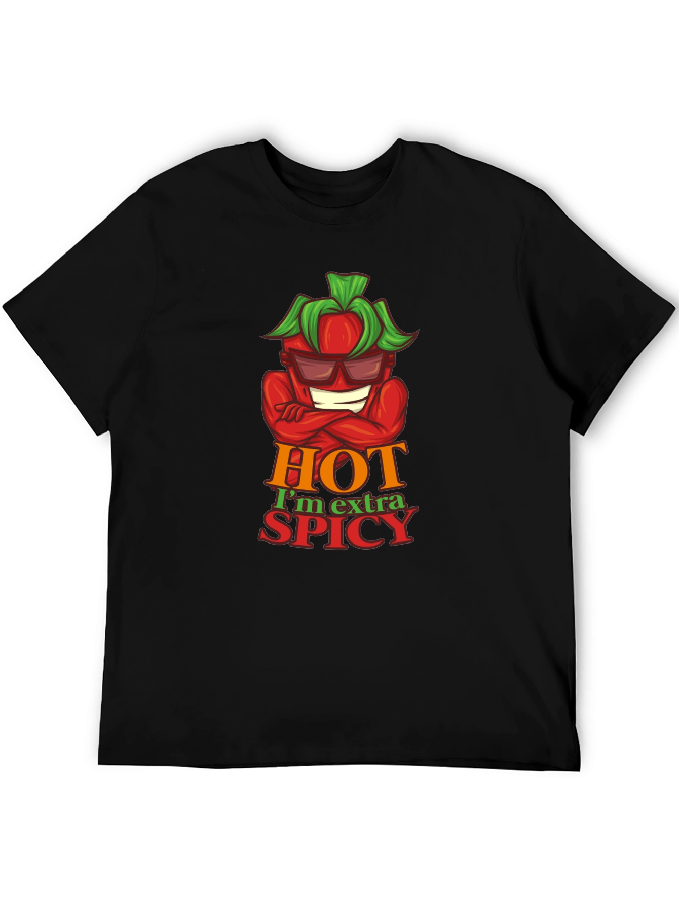 Hot & Spicy Graphic Tee - Cool Pepper Design