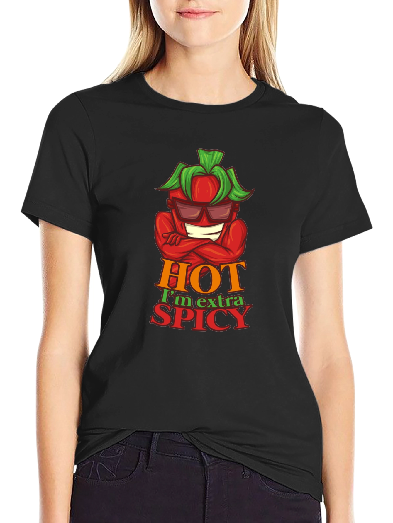 Hot & Spicy Graphic Tee - Cool Pepper Design