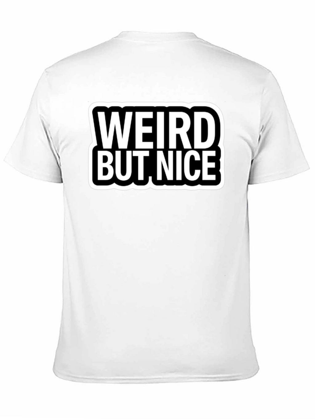 Weird But Nice Black Graphic Tee