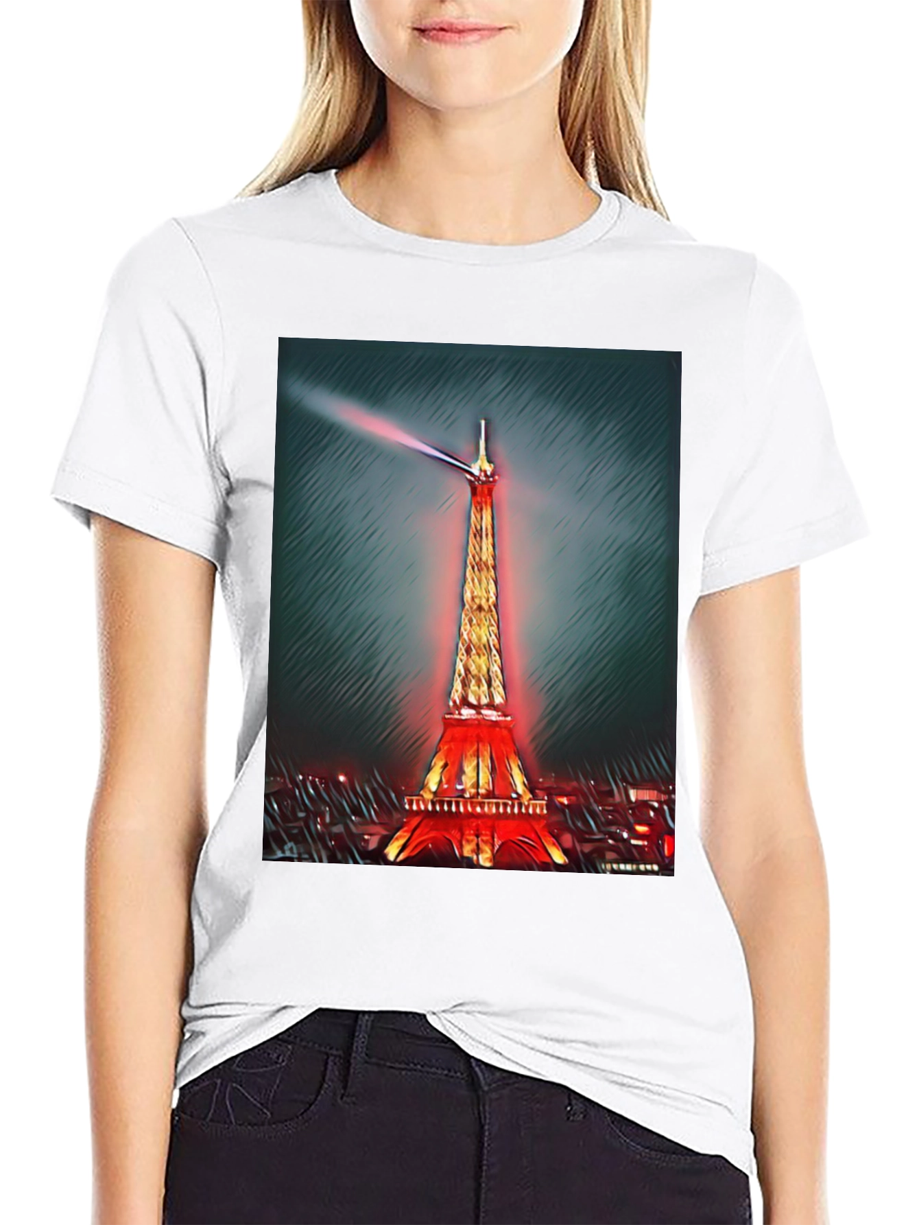 Eiffel Tower Graphic Tee - Paris Landmark Shirt