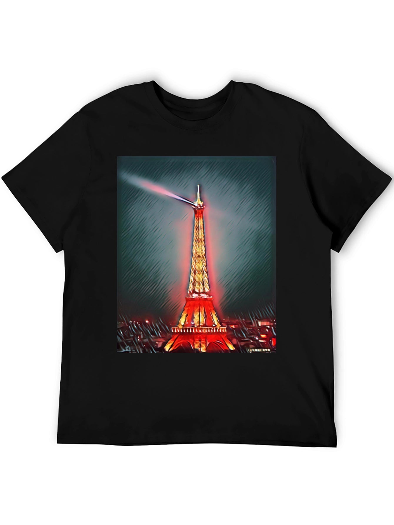 Eiffel Tower Graphic Tee - Paris Landmark Shirt