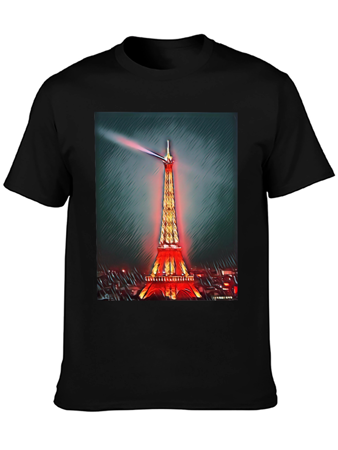 Eiffel Tower Graphic Tee - Paris Landmark Shirt