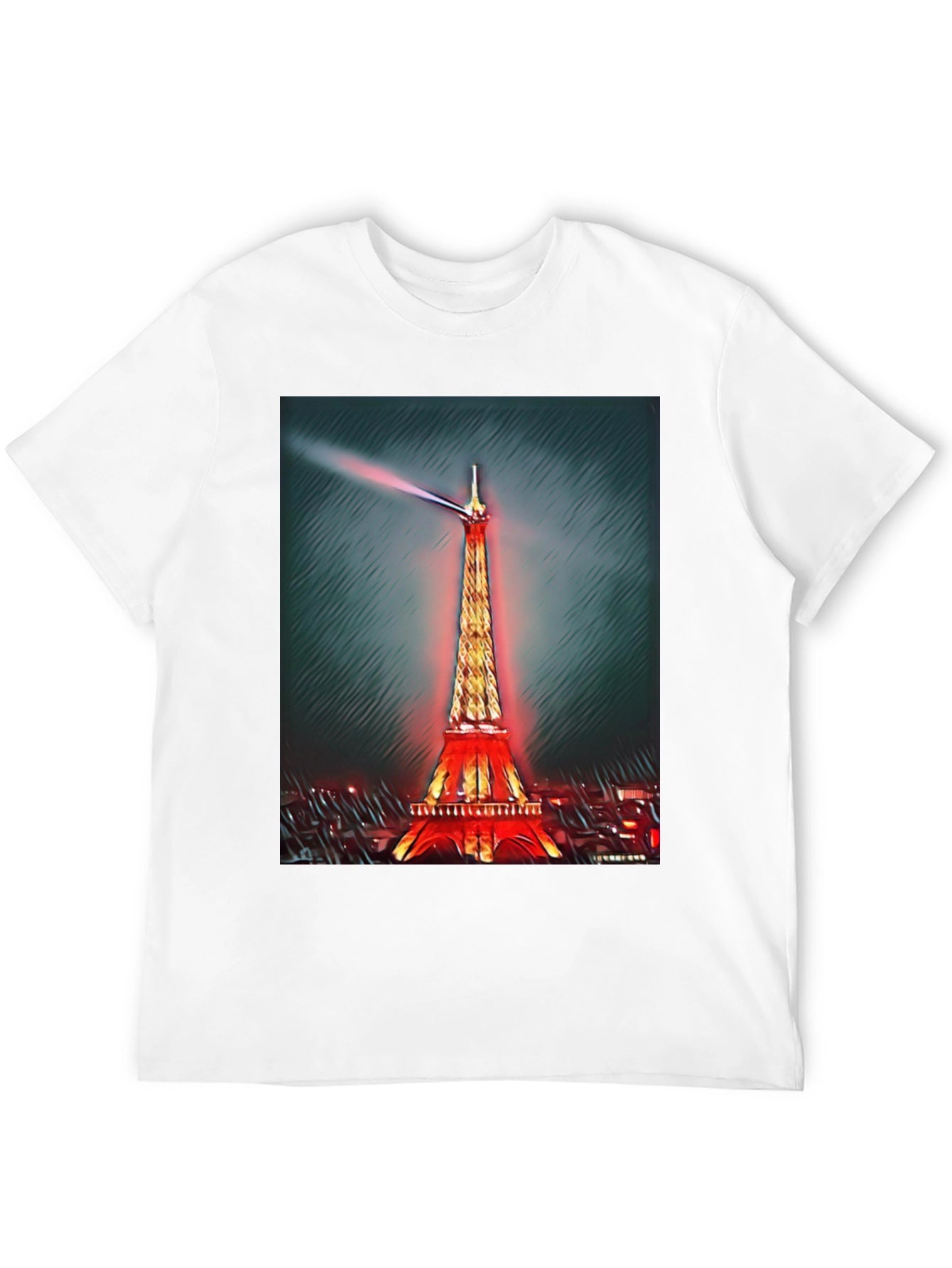 Eiffel Tower Graphic Tee - Paris Landmark Shirt