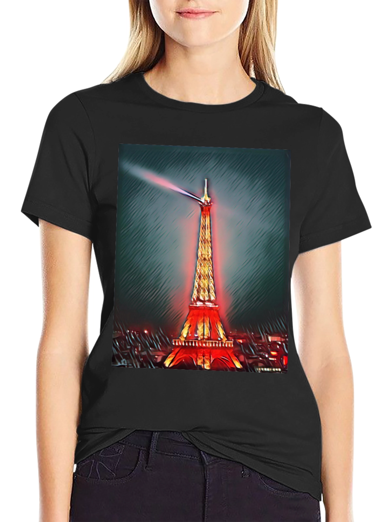 Eiffel Tower Graphic Tee - Paris Landmark Shirt