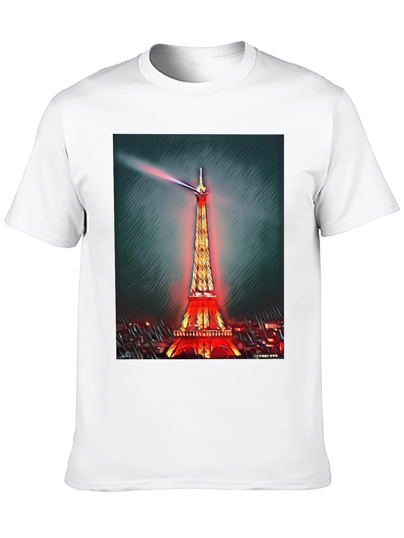 Eiffel Tower Graphic Tee - Paris Landmark Shirt