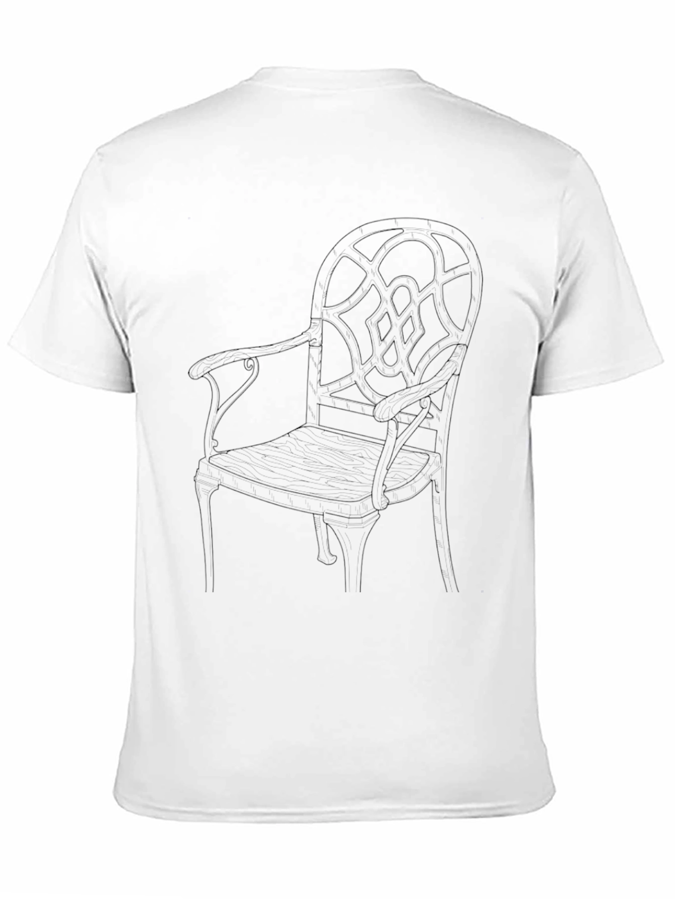 Modern Chair Graphic Tee - Stylish Comfort