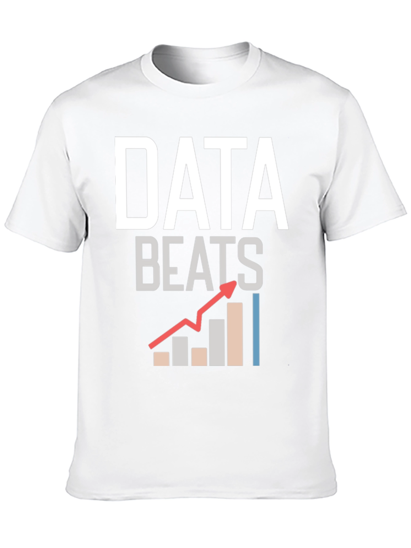 Data Beats Graphic T-Shirt - Black Cotton Tee