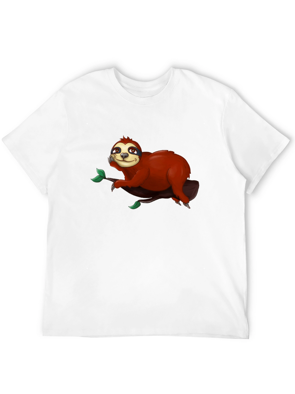 Cute Sloth on Branch Graphic T-Shirt